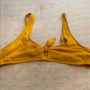 Yellow bikini top!